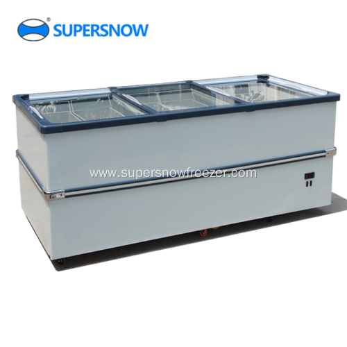 Supermarket commercial deep freezer